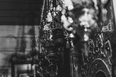 Oil Lamp in the Russian Orthodox Church