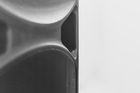 The grille from the speaker texture close-upの写真素材