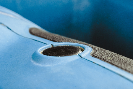 the details of the drill button, closeup, macroの写真素材