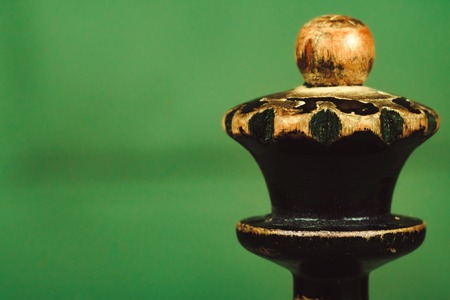 black Queen chess piece one on backgroundの写真素材