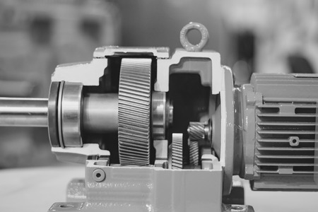 details of the new engine close-up