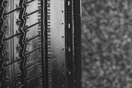 big tire texture tires from truck close-up