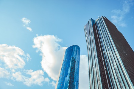 ASTANA, KAZAKHSTAN - 3.09.2018: skyscrapers in Kazakhstan different skyscrapers in the city center....