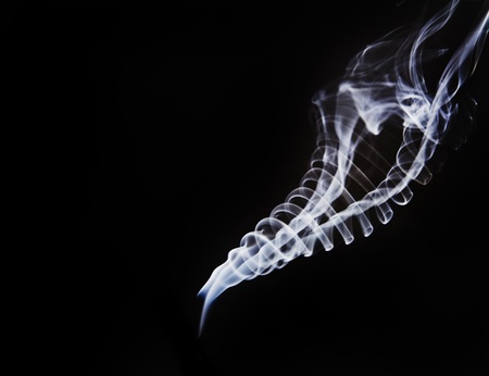Beautiful abstract background of smoke shapes in fantasy style designの写真素材