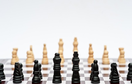 Application of chess strategy and tactics into business field conceptの写真素材