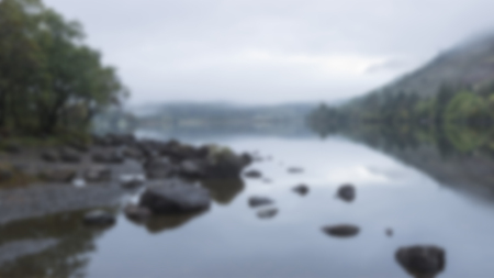 Abstract landscape image with blur filter for use in designs as a background