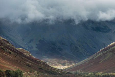 Stunning late Summer landscape image of Wasdale Valley in Lake District, looking towards Scafell...