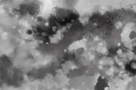 Digitally generated watercolour brush style background with wet wash technique