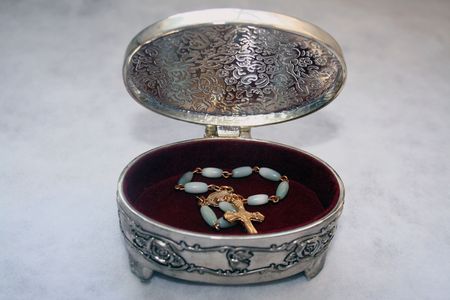 Jewelry with a rosary inside