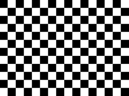 Black and white checkered chessboard abstract background patternのイラスト素材
