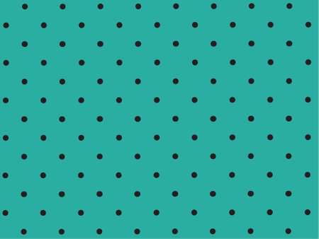 colorful seamless polka dots pattern vintage green backgroundのイラスト素材