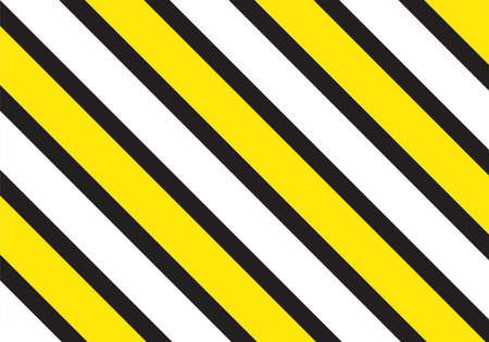 Yellow and black hazard stripes backgroundのイラスト素材