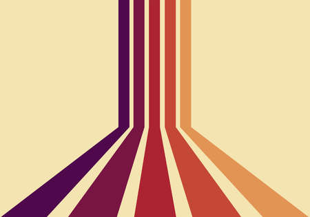 Red and Orange gradient strips in pale backgroundのイラスト素材