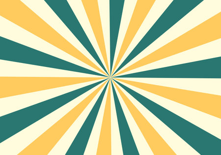 Retro Sunburst Background. Vector Illustration. Retro Sunburst Patternのイラスト素材