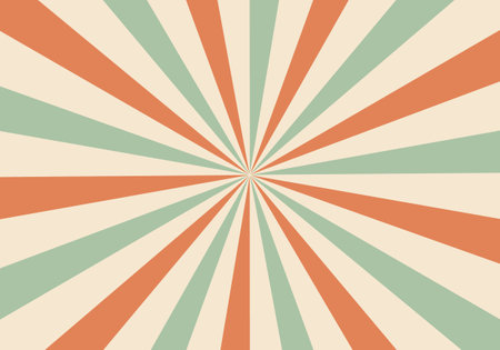 Retro Sunburst Background. Sunburst Pattern. Vector Illustrationのイラスト素材
