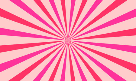 Pink and Orange Multi colour vintage sunburst starburst twisted twirl backgroundのイラスト素材