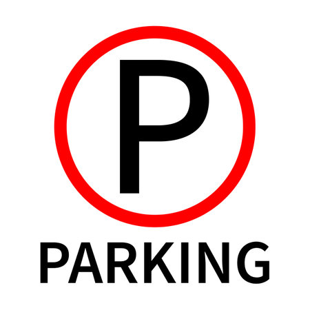 Parking Sign board vector illustrationのイラスト素材