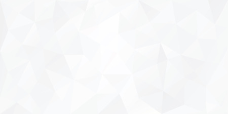 White Triangular Faset Abstract Low poly Geometric polygonal background  with copy spaceのイラスト素材