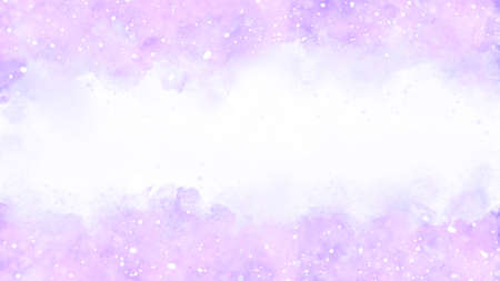 Abstract purple watercolor background. Brush purple grunge watercolor  painted background image for graphic cover design, wallpaper, printing, digital art,card,poster. Splash violet watercolor image.の写真素材