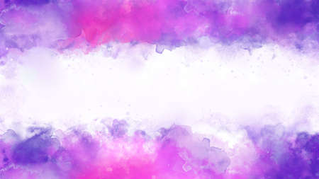 Abstract Purple watercolor background. Brush Purple grunge watercolor  painted background image for graphic cover design, wallpaper, printing, digital art,card,poster. Splash violet watercolor image.の写真素材
