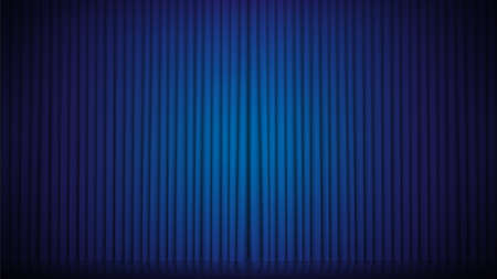 Green curtain background. Vector illustration.のイラスト素材