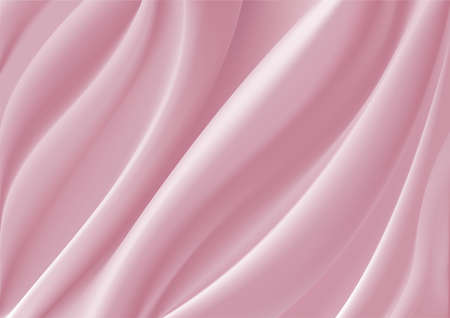 Abstract vector background luxury pink cloth or liquid wave Abstract or pastel fabric texture background. pink Cloth soft wave. Creases of satin, silk, and cotton.のイラスト素材