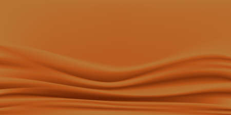 Abstract vector background luxury Copper color cloth or liquid wave.Abstract brown fabric texture background.Rippled wavy silk.Shiny cotton fabric.Cloth,satin soft wave.Copper color background.Vector illustration.のイラスト素材