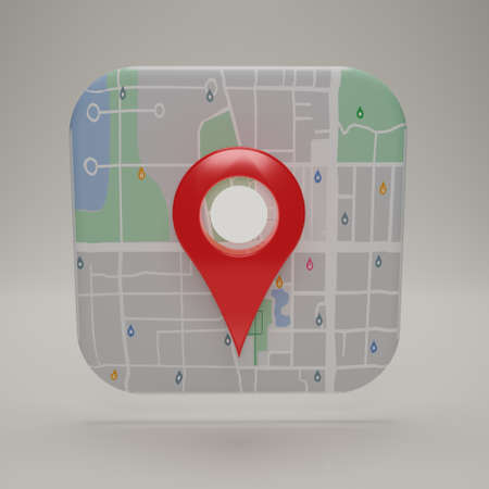 GPS. navigator pin checking  with map on white background. Location pin, location map, location...