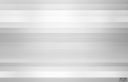 White background. Abstract light silver metal gradient. Shiny chrome stripes texture background. steel geometric texture wall with light reflections. White wallpaper. 3D Vector illustration.のイラスト素材