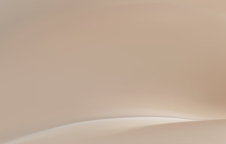 Beige background. Abstract light beige metal gradient. Shiny cream blur texture background. Geometric texture wall with light reflections. Ivory wallpaper. 3D Vector illustration.のイラスト素材