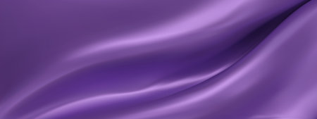 Abstract purple silk vector background. Luxury white cloth or liquid wave. Abstract or purple fabric texture background. Purple Cloth soft wave. Creases of satin, silk, and Smooth elegant cotton.のイラスト素材