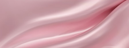 Abstract pink silk vector background. Luxury pink cloth or liquid wave. Abstract or pink fabric texture background. pink Cloth soft wave. Creases of satin, silk, and Smooth elegant cotton.のイラスト素材