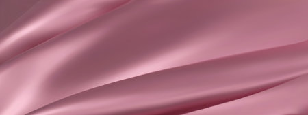 Abstract rose gold vector background. Luxury cloth or liquid wave. Abstract or pink fabric texture background. Rose Gold Cloth soft wave. Creases of satin, silk, and Smooth elegant cotton.のイラスト素材