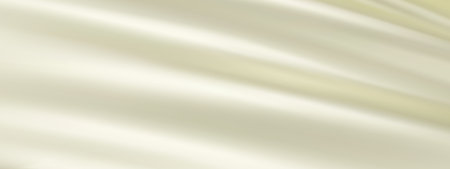 Abstract cream silk vector background. Luxury cloth or liquid wave. Abstract or beige fabric texture background. Beige Cloth soft wave. Creases of satin, silk, and Smooth elegant cotton.のイラスト素材