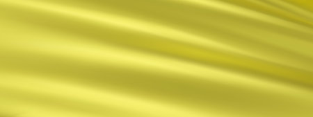 Abstract Lemon yellow silk vector background. Luxury cloth or liquid wave. Abstract or yellow fabric texture background. Lemon Yellow Cloth soft wave. Creases of satin, silk, and Smooth elegant cotton.のイラスト素材