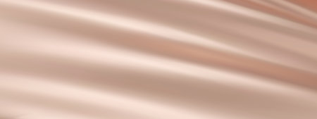 Abstract beige silk vector background. Luxury cloth or liquid wave. Abstract or brown fabric texture background. Beige Cloth soft wave. Creases of satin, silk, and Smooth elegant cotton.のイラスト素材
