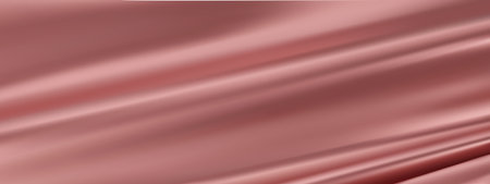 Abstract red vector background. Luxury cloth or liquid wave. Abstract or red fabric texture background. Red Cloth soft wave. Creases of satin, silk, and Smooth elegant cotton.のイラスト素材