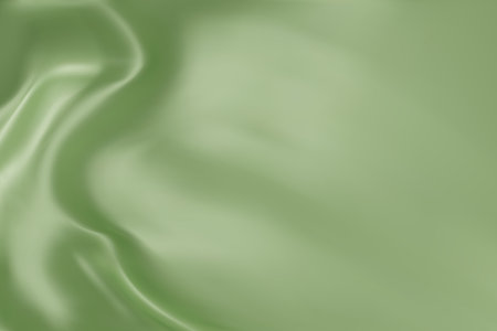 Close-up texture of light green silk. Light green fabric smooth texture surface background. Smooth elegant green silk in Sepia toned. Texture, background, pattern, template. 3D vector illustration.のイラスト素材