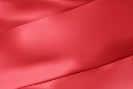 The luxury of red fabric texture background. Closeup of rippled silk fabric. Stacked silk fabrics. Red background. 3D vector illustration.のイラスト素材