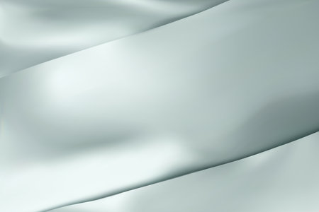 The luxury of pastel blue fabric texture background. Closeup of rippled silk fabric. Stacked silk fabrics. Pastel blue background. 3D vector illustration.のイラスト素材