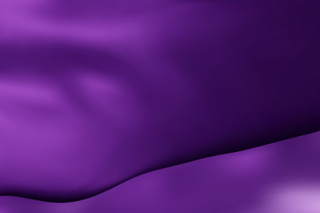 The luxury of dark purple fabric texture background. Closeup of rippled silk fabric. Stacked silk fabrics. Dark purple background. 3D vector illustration.のイラスト素材