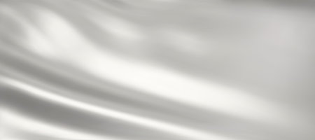 Close-up texture of white silk. Light fabric smooth texture surface background. Smooth elegant white silk in Sepia toned. Texture, background, pattern, template. 3D vector illustration.のイラスト素材