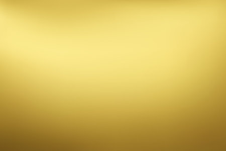 Gold background. Abstract light gold metal gradient. Shiny golden blur texture background. Gold geometric texture wall with light reflections. Yellow wallpaper. 3D Vector illustration.のイラスト素材