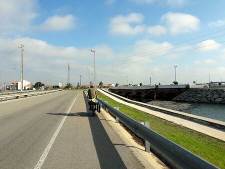 BikeTrip around Portugalの写真素材