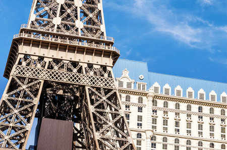 nice and famous crazy town of las vegas, Nevada, southwest, USAのeditorial素材