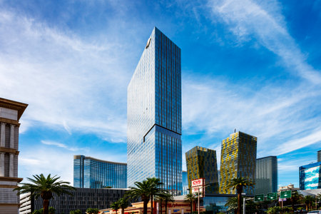 LAS VEGAS, NEVADA - OCTOBER 5, 2012 - nice and famous crazy town of las vegas, Nevada, southwest, USAのeditorial素材