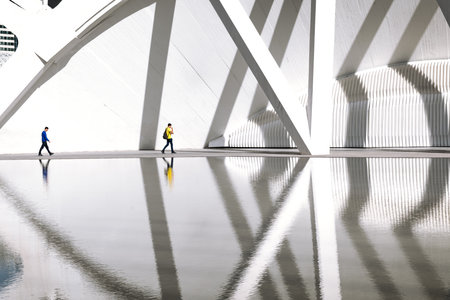 VALENCIA, SPAIN - May 06, 2019 : City of arts and sciences, Valencia, Spain