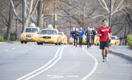 manhattan central park typical viewのeditorial素材
