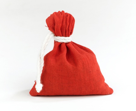 
Red sack for keeping money or somethingの写真素材