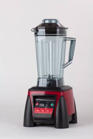 Empty heavy blender isolated on white backgroundの写真素材